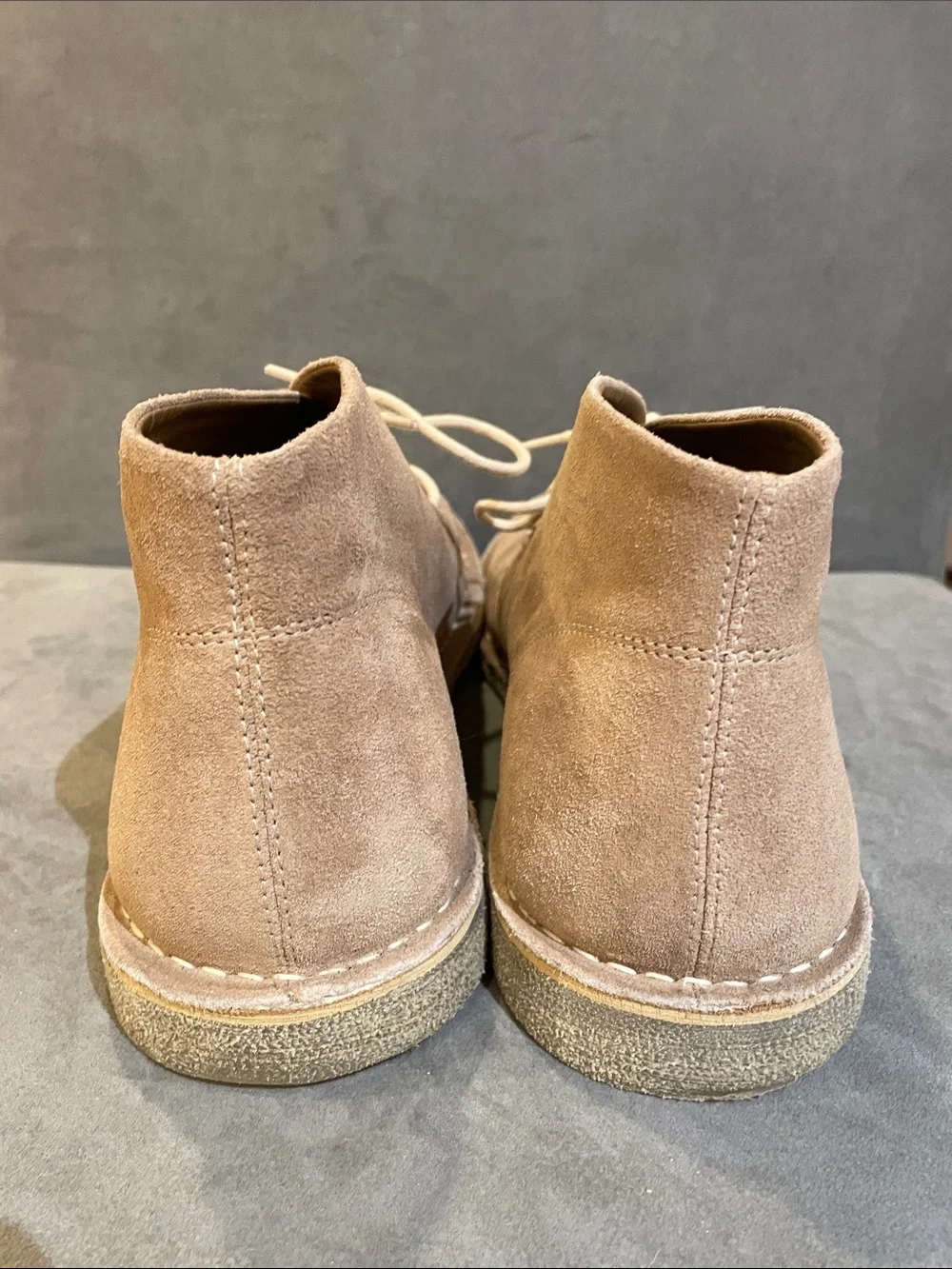ASOS Design Tan Suede Desert Chukka Boots Size 11 - Neutral Taupe Beige